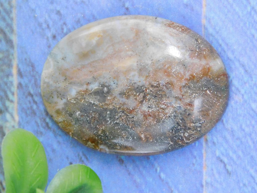 OCEAN JASPER CABOCHON ROCK STONE LAPIDARY SPECIMEN 200639