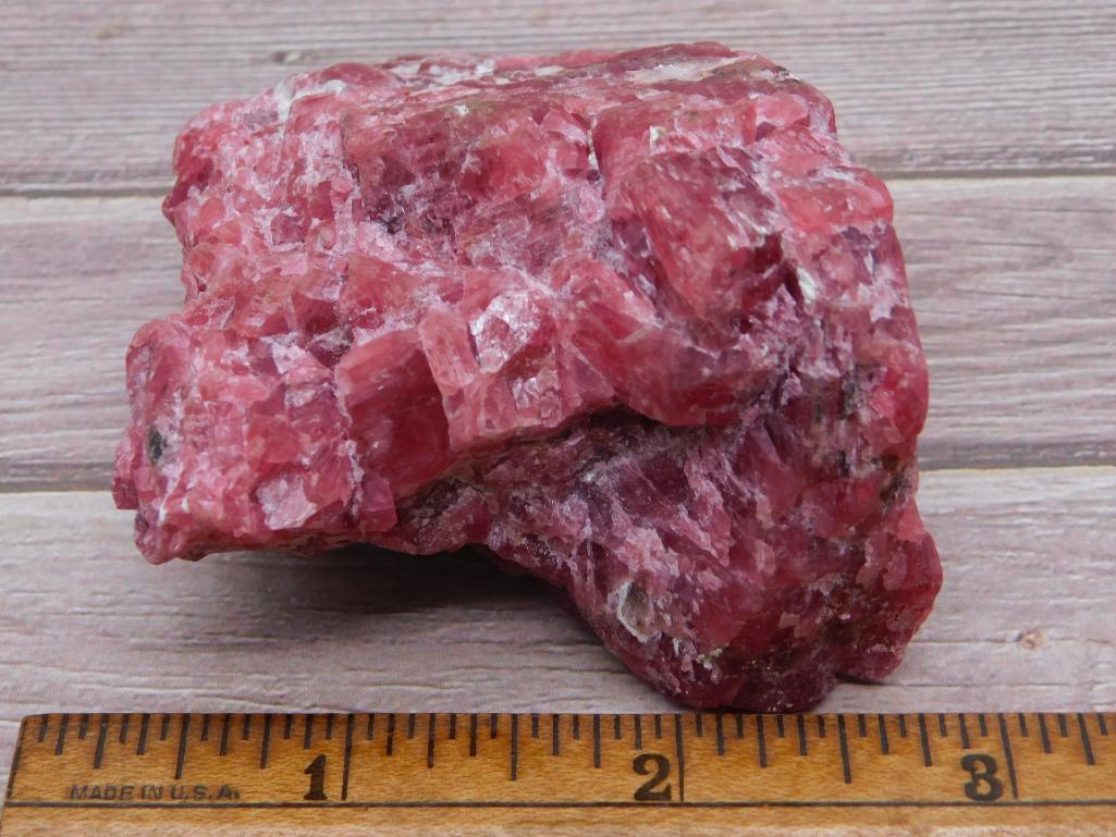 GEM RHODONITE ROCK STONE LAPIDARY SPECIMEN