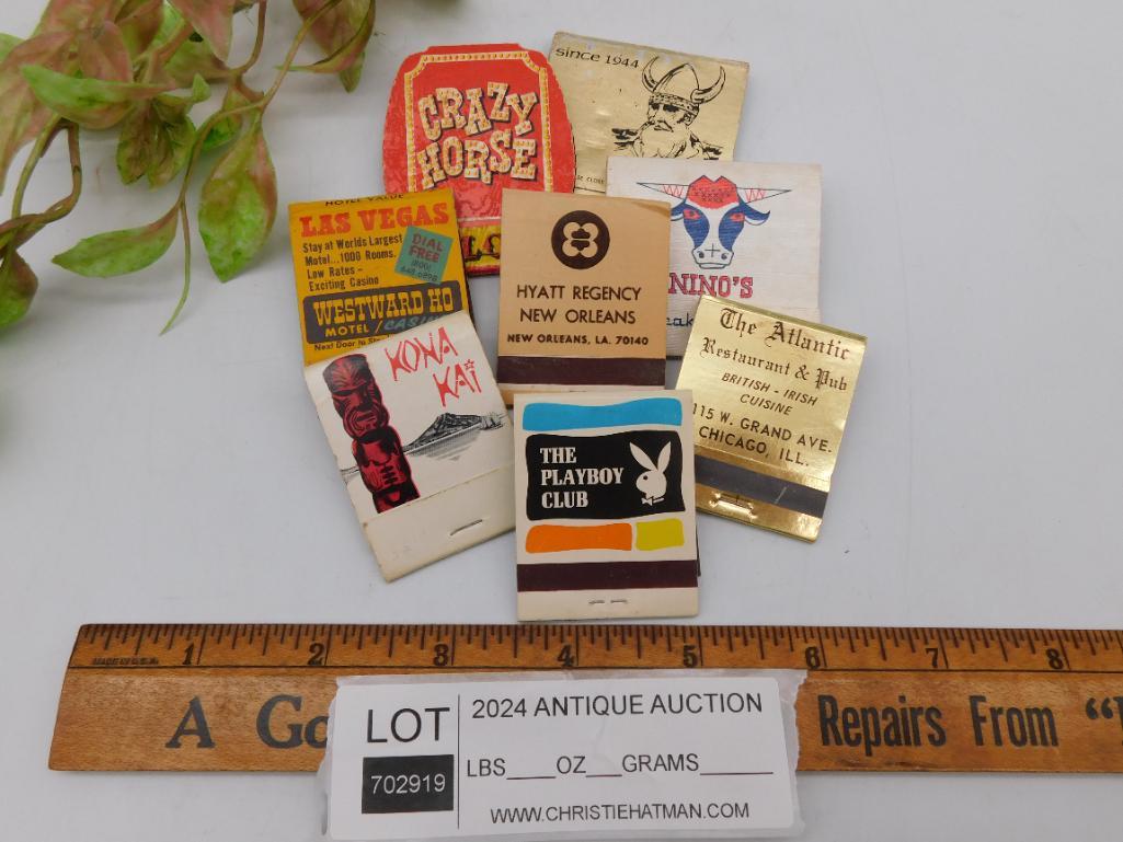 ADVERTISING MATCHBOOK COLLECTION