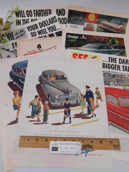 Lot of Vintage Dodge Automobile Advertisements