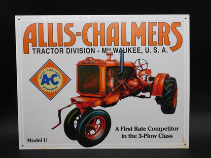 Allis-Chalmers Model U Tractor Metal Sign