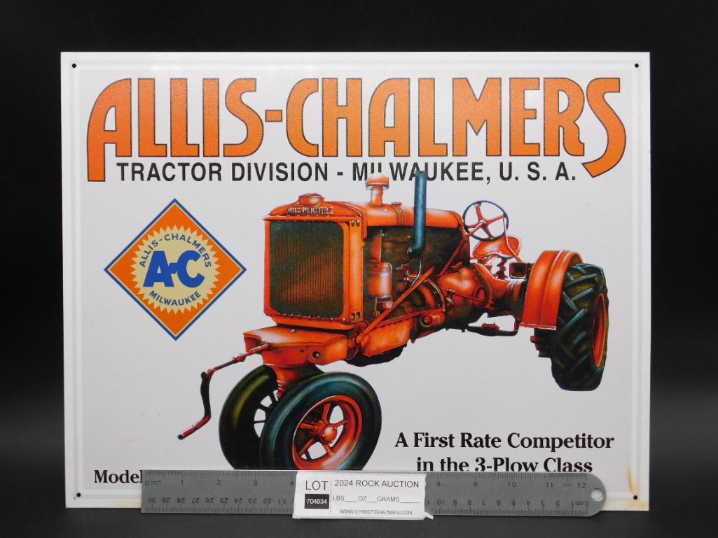 Allis-Chalmers Model U Tractor Metal Sign