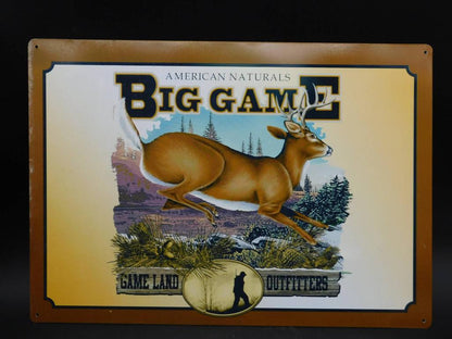 American Naturals Big Game Metal Hunting Sign